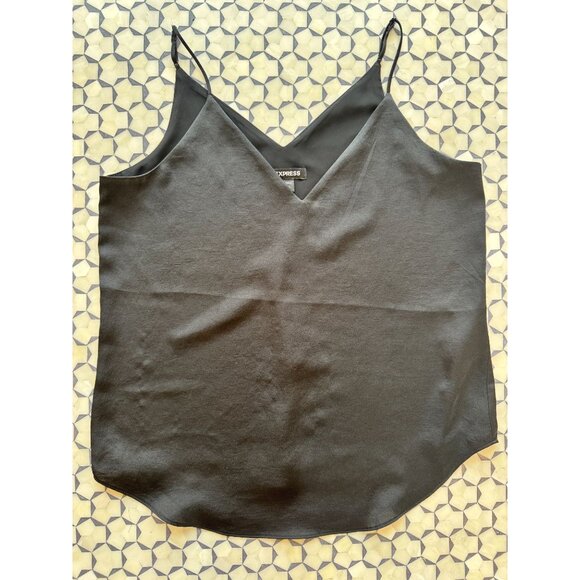 Express Black Cami With Adjustable Straps Medium Lightweight Sleeveless Top - Picture 2 of 4
